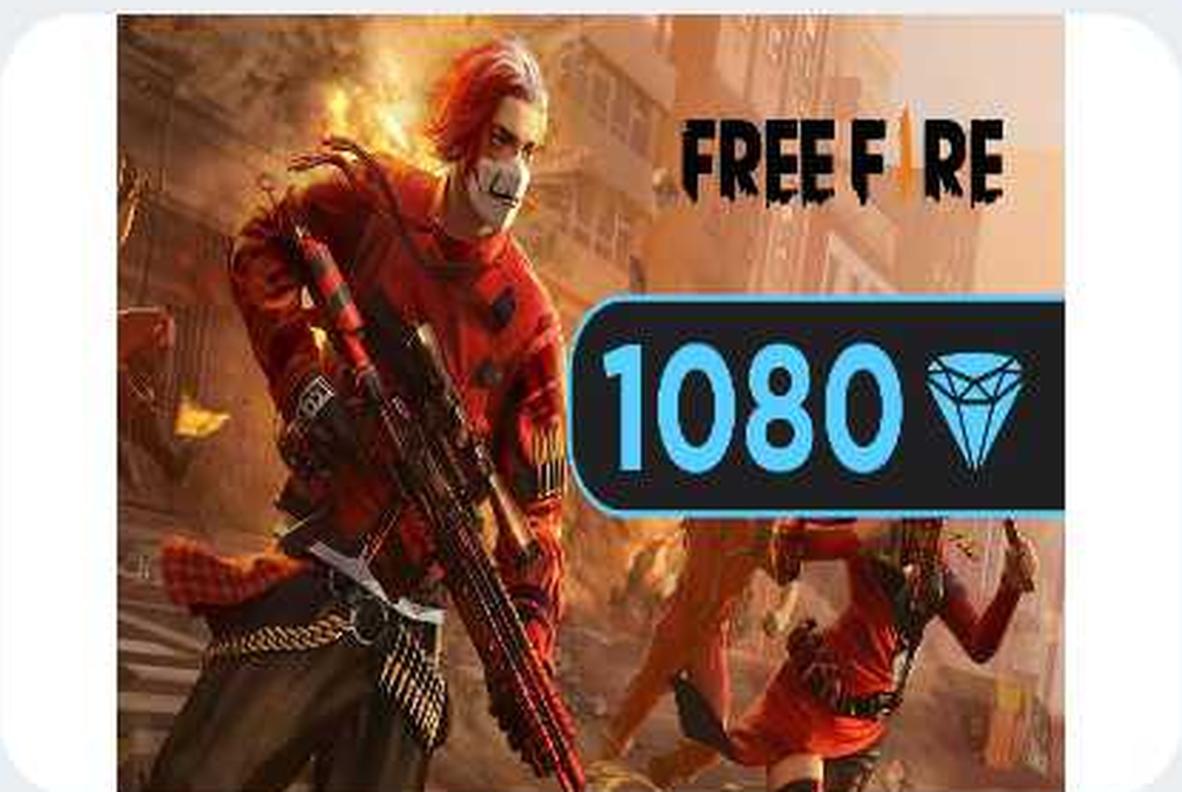 Free Fire 1080 Diamonds