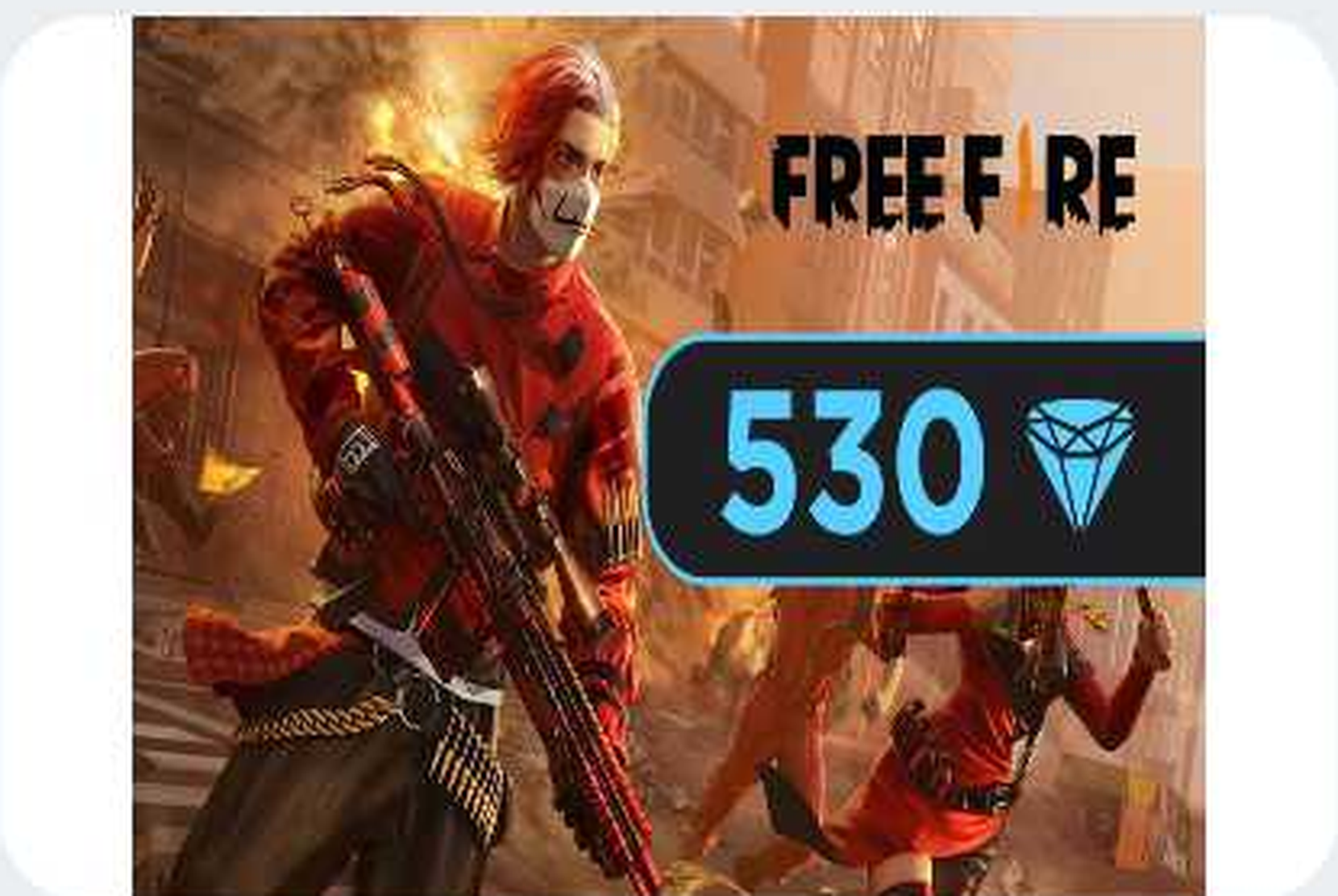 Free Fire 530 Diamonds