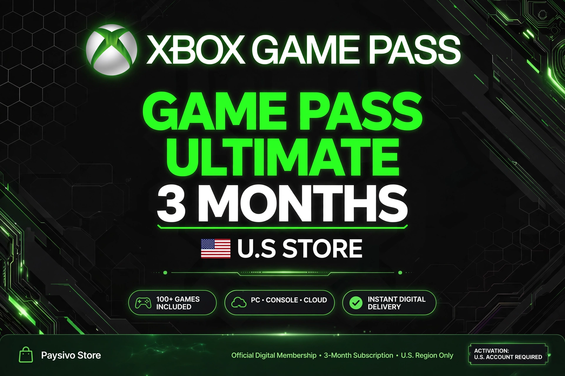 Xbox Game Pass Ultimate USA 3 Months