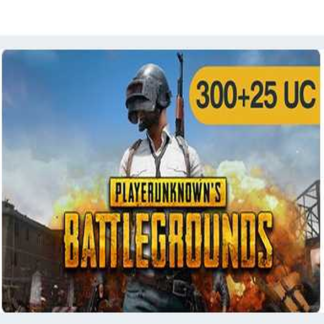 PUBG Mobile 300+25 UC
