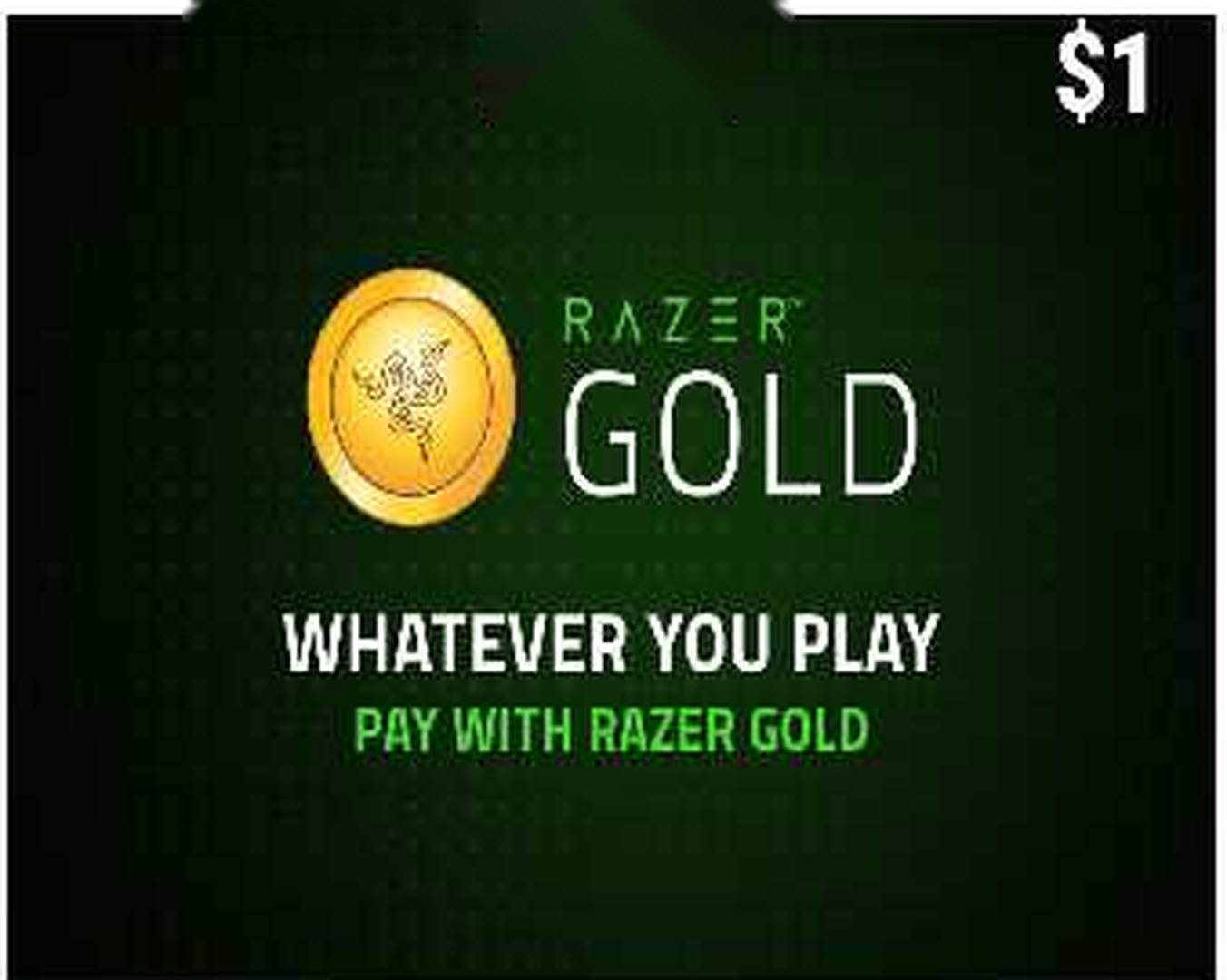 Razer Gold Gift Card 1$