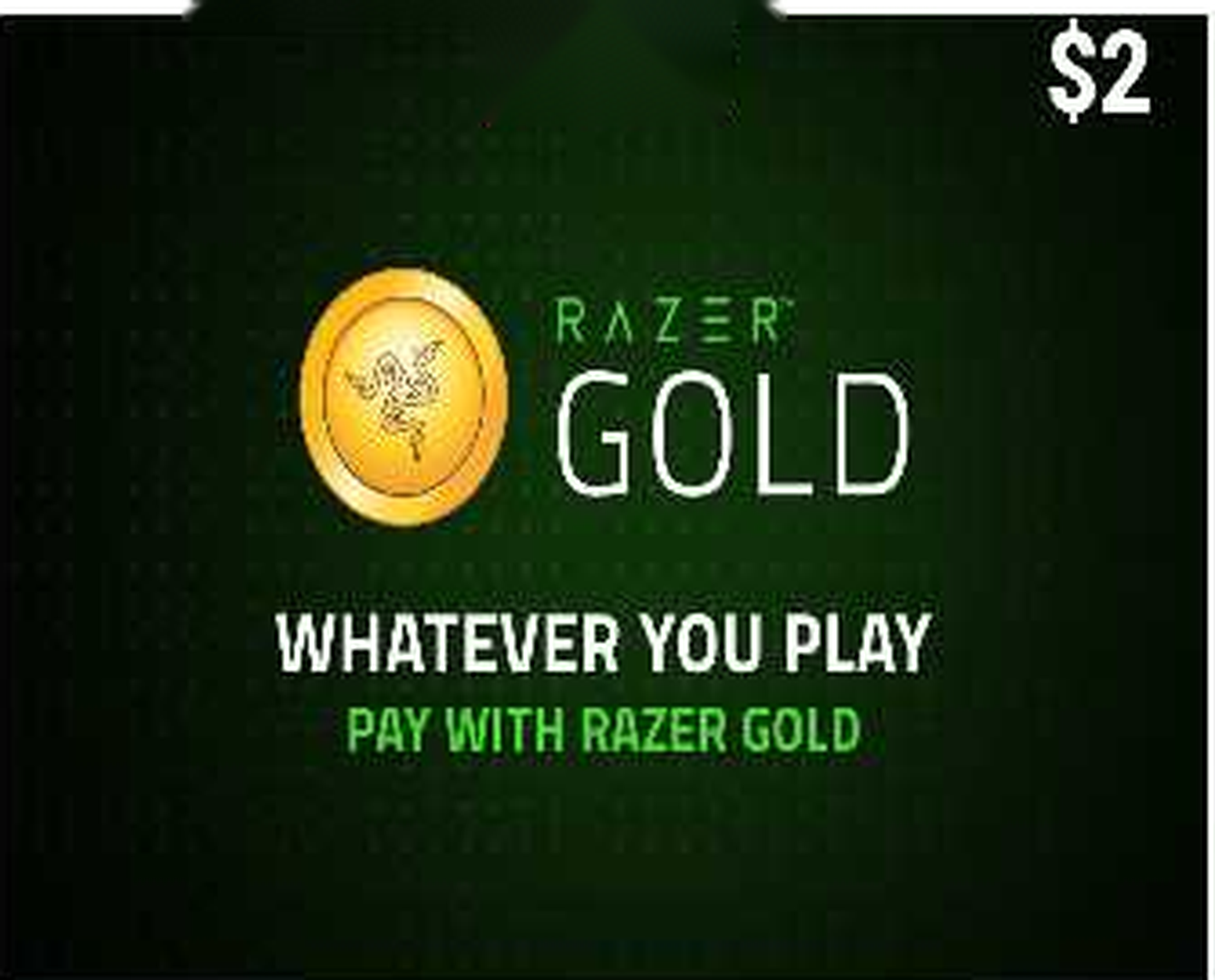 Razer Gold Gift Card 2$
